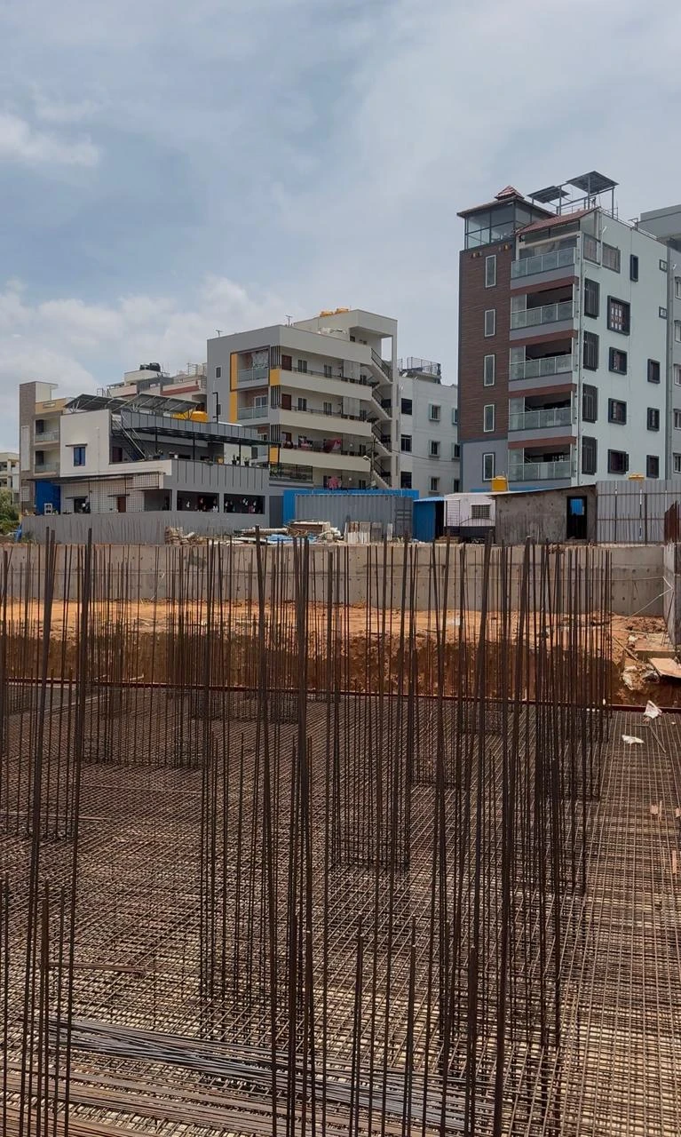 Column reinforcement at Zenith Heights