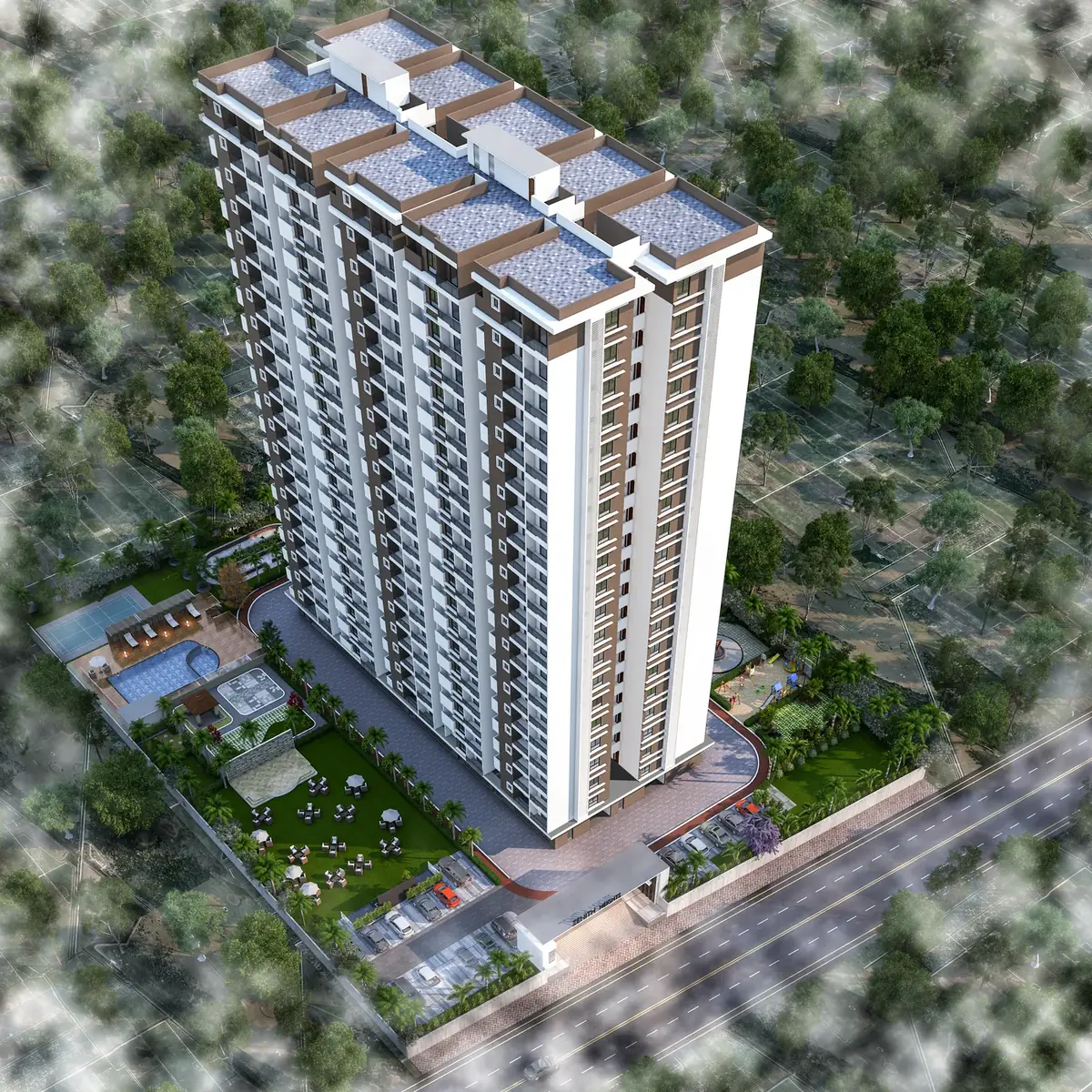 Zenith Heights Aerial View