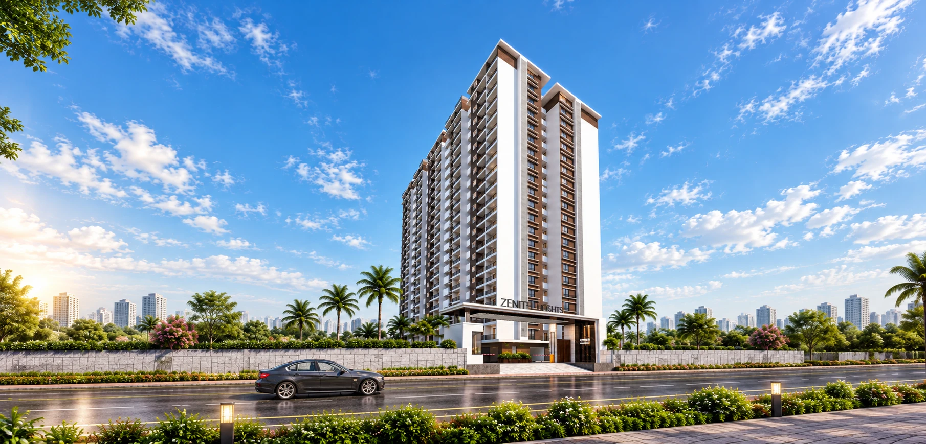Front elevation of Zenith Heights, Whitefield